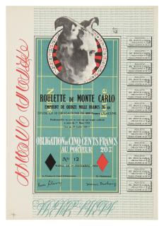 Marcel Duchamp - Monte Carlo Bond (Schwarz 406B)