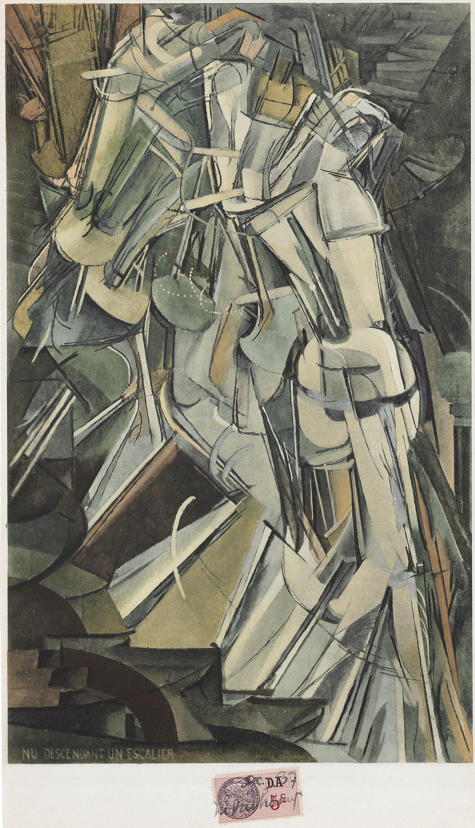 Marcel Duchamp - Nude Descending a Staircase, No. 2