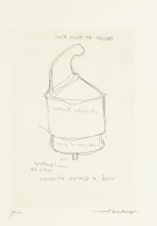 Marcel Duchamp - Pulled at Four Pins (S. 609)