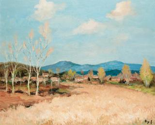 Marcel Dyf - Champ courbe à Mausanne