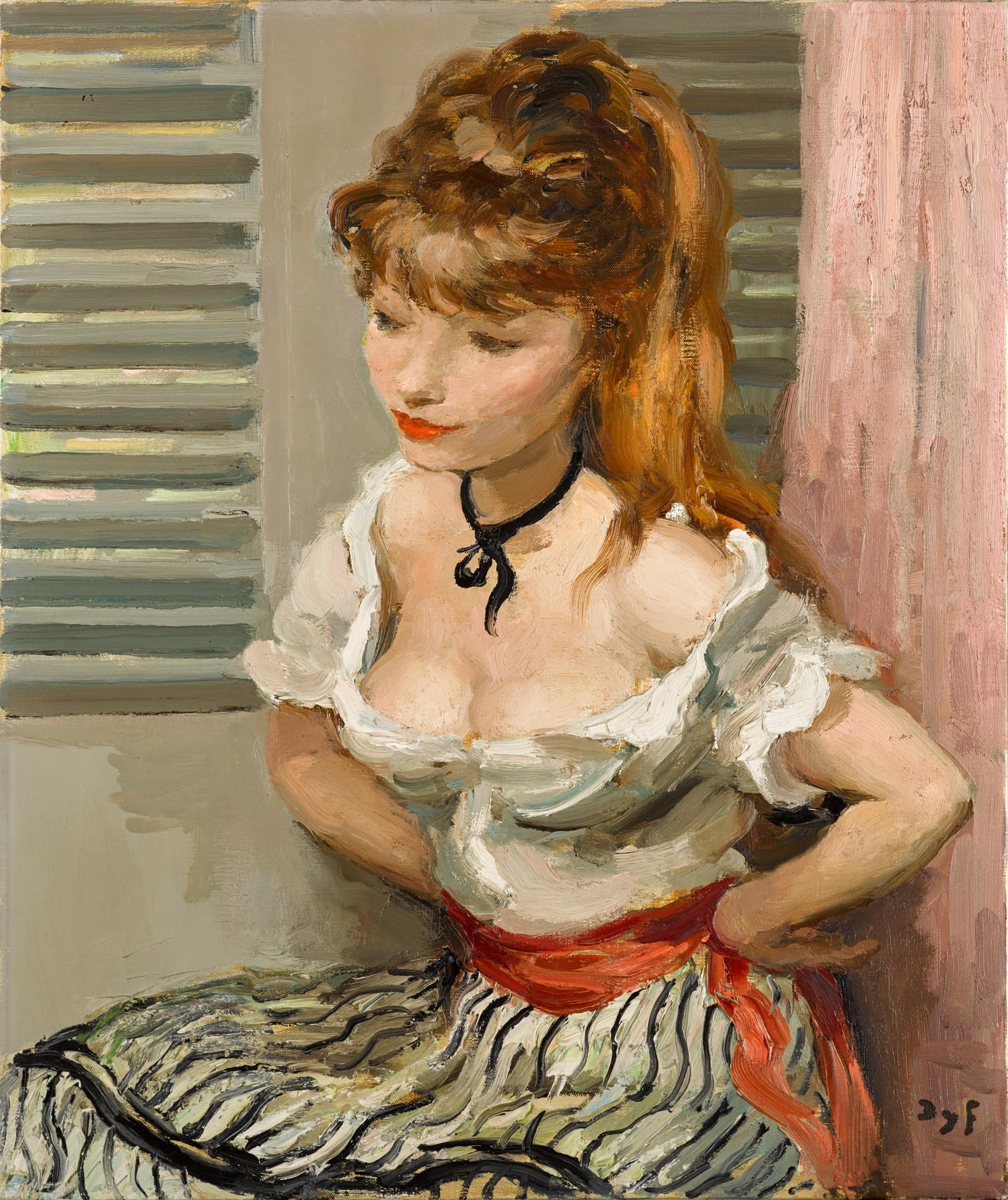 Marcel Dyf - Claudine devant les volets