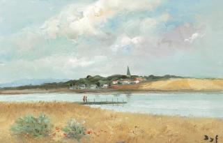 Marcel Dyf - Clocher de Saint Colombier