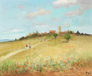 Marcel Dyf - Cueillette De Fleurs En Provence