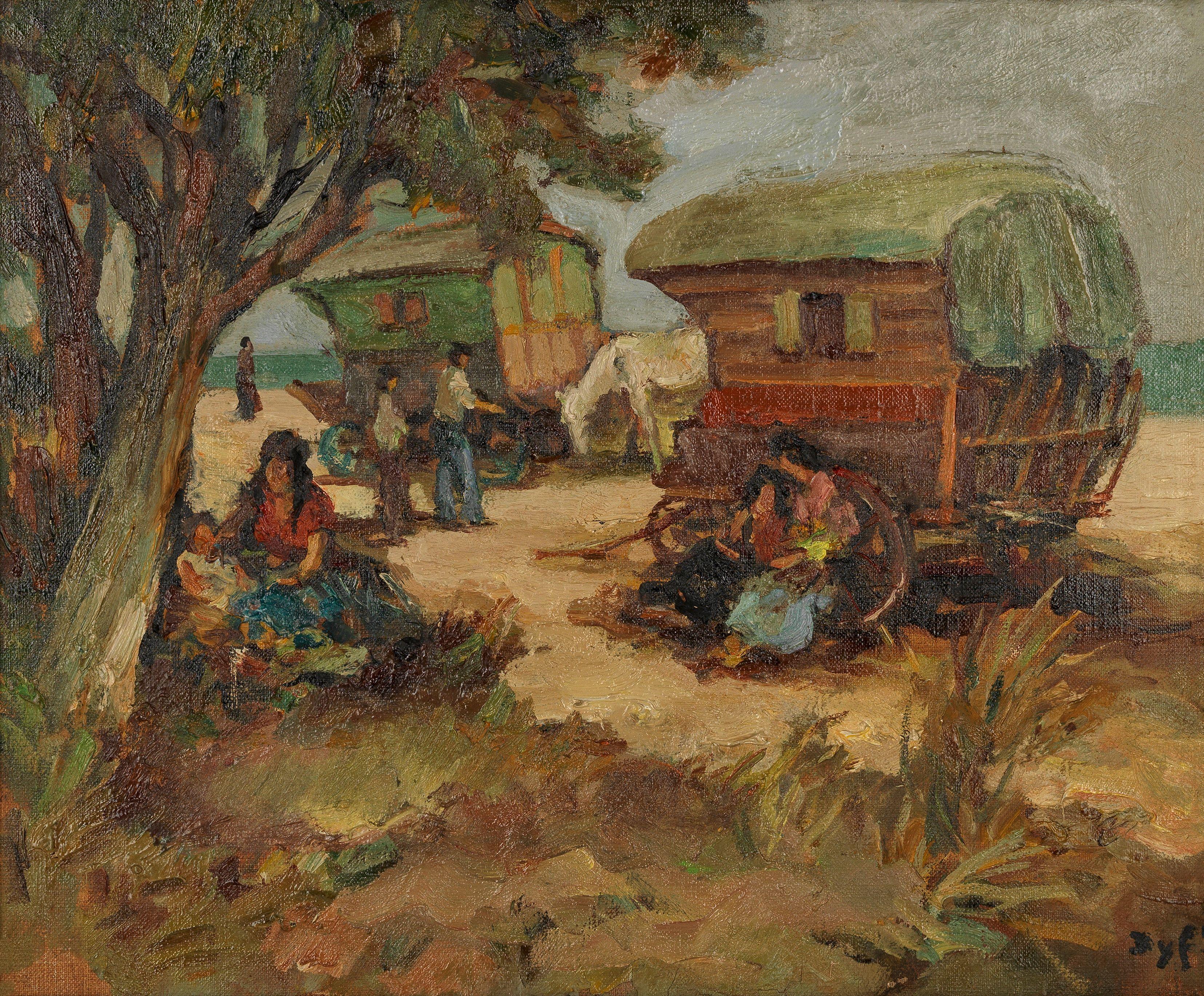 Marcel Dyf - Halte des gitans