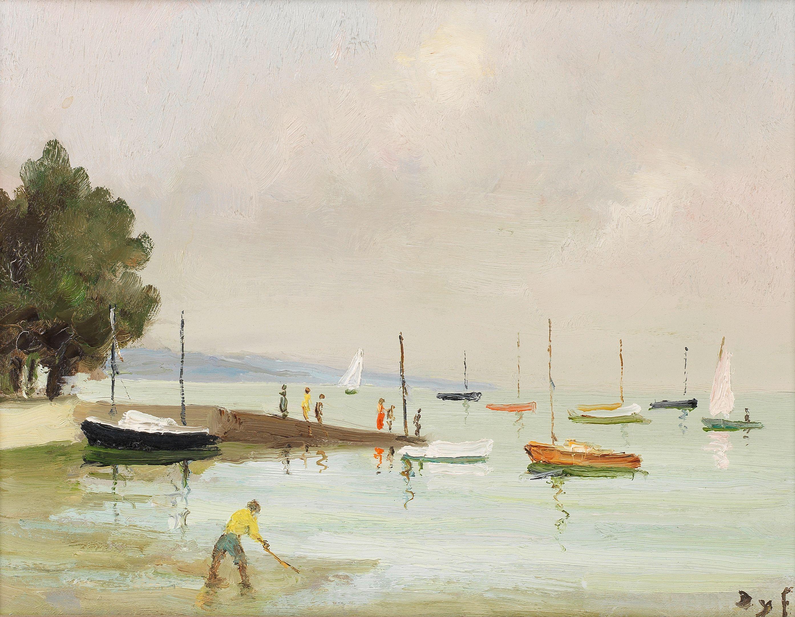 Marcel Dyf - La câle du Logéo, Morbihan, Bretagne sud