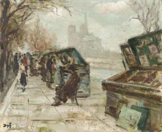 Marcel Dyf - Les bouquinistes de la Seine
