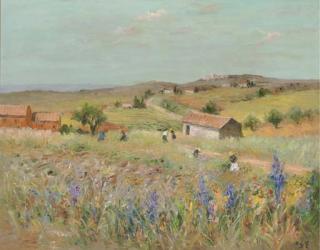 Marcel Dyf - Les ceuilleuses (Aix en Provence)