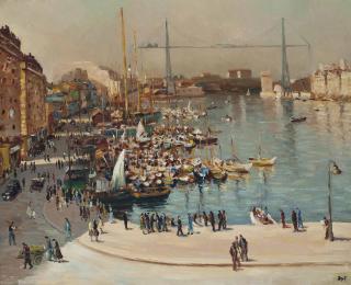 Marcel Dyf - Marseille le Vieux Port