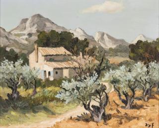 Marcel Dyf - Oliviers en Provence