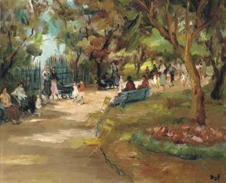 Marcel Dyf - Paris, Parc Monceau