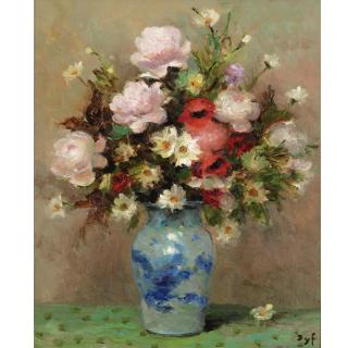 Marcel Dyf - Pivoines And Anémones
