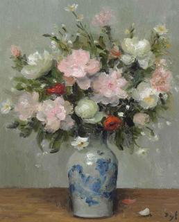 Marcel Dyf - Pivoines et anémones