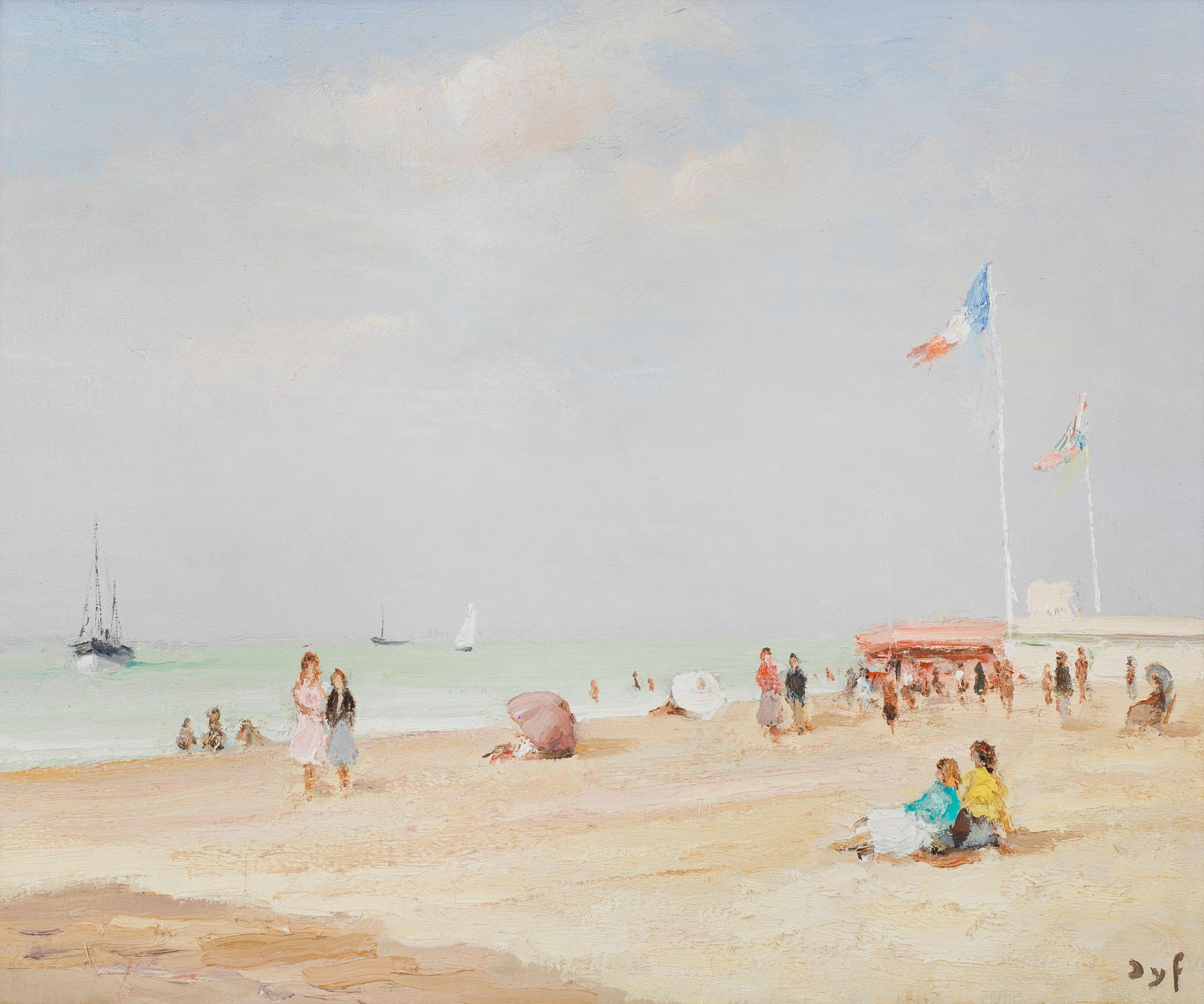 Marcel Dyf - Plage de Trouville, Normandie