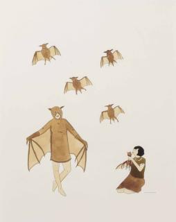 Marcel Dzama - Bat Lady