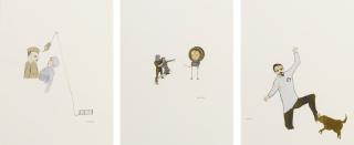 Marcel Dzama - I. Untitled (I Can\'T Say That I\'M Sorry For The Things That I\'Ve Done); Ii.-Iii. Untitled [Three Works]