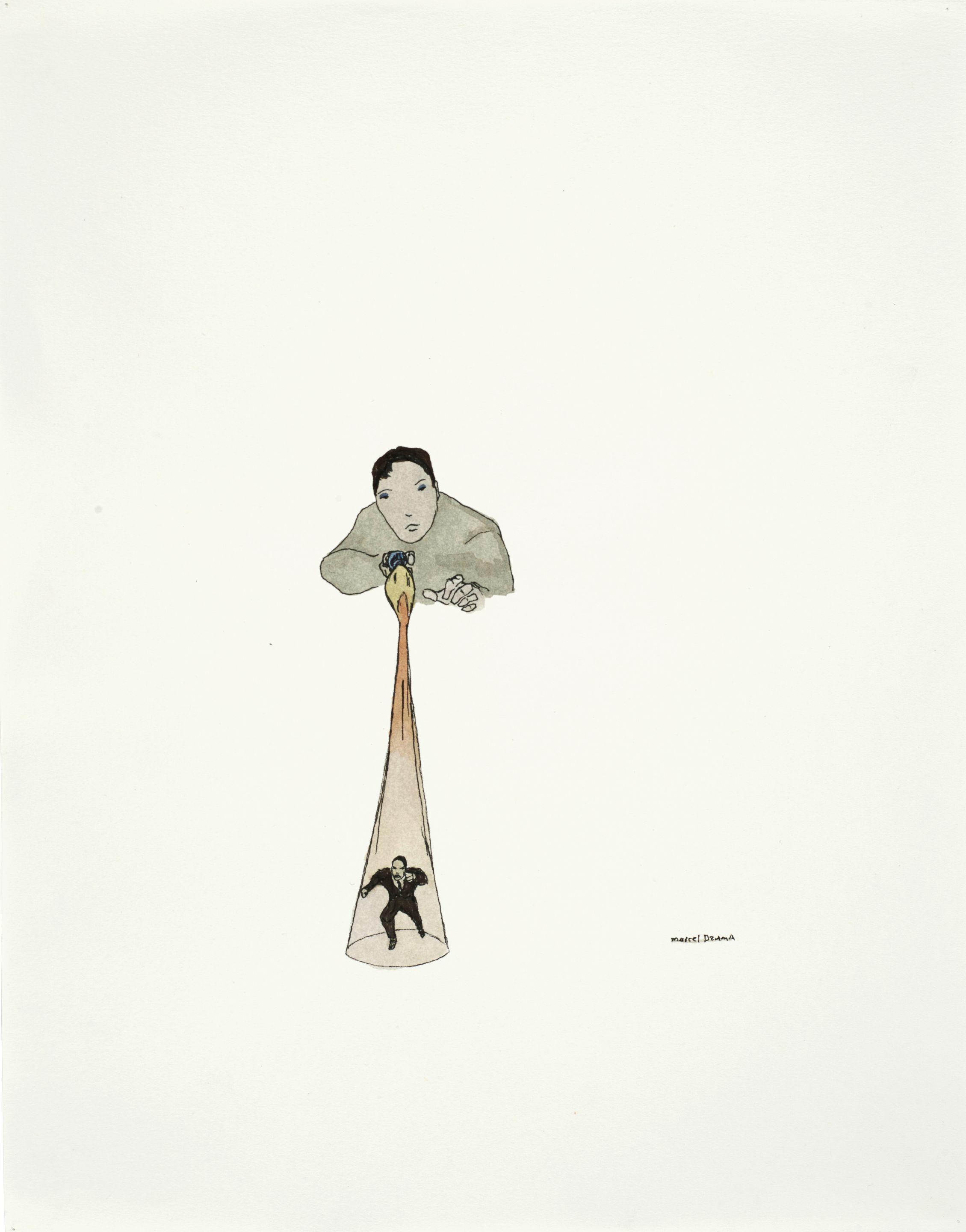 Marcel Dzama - Untitled (from series 34 Drawings)