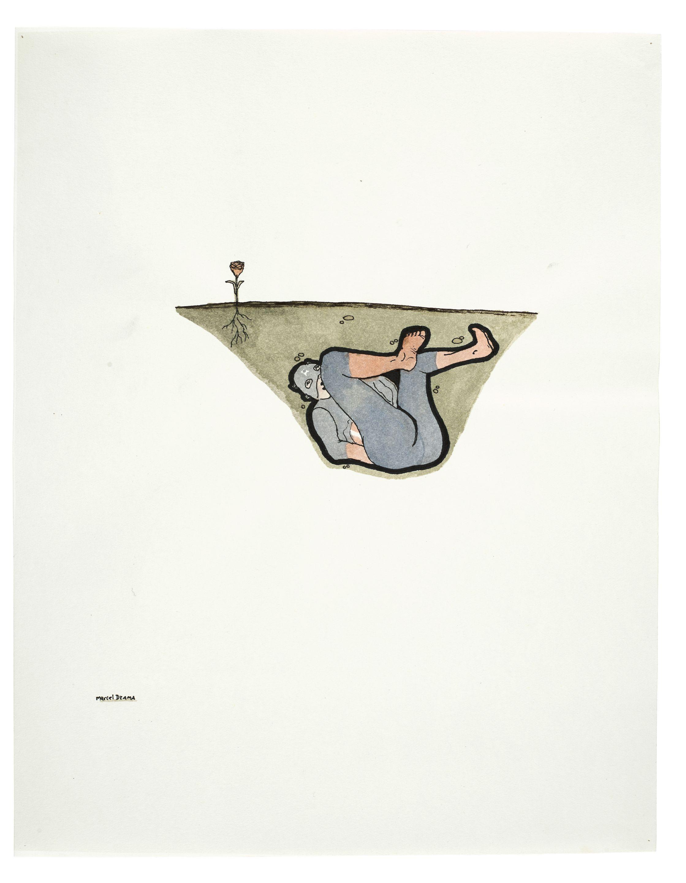 Marcel Dzama - Untitled from the series 34 Drawings