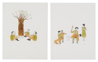 Marcel Dzama - Untitled; Untitled (Two Works)