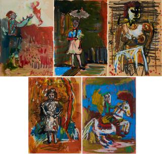 Marcel Eichner - Ohne Titel (5-teiliges Konvolut).