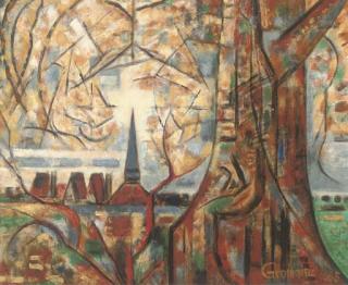 Marcel Gromaire - Arbre Et Clocher