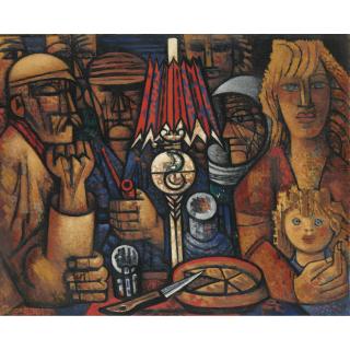 Marcel Gromaire - Autour De La Lampe