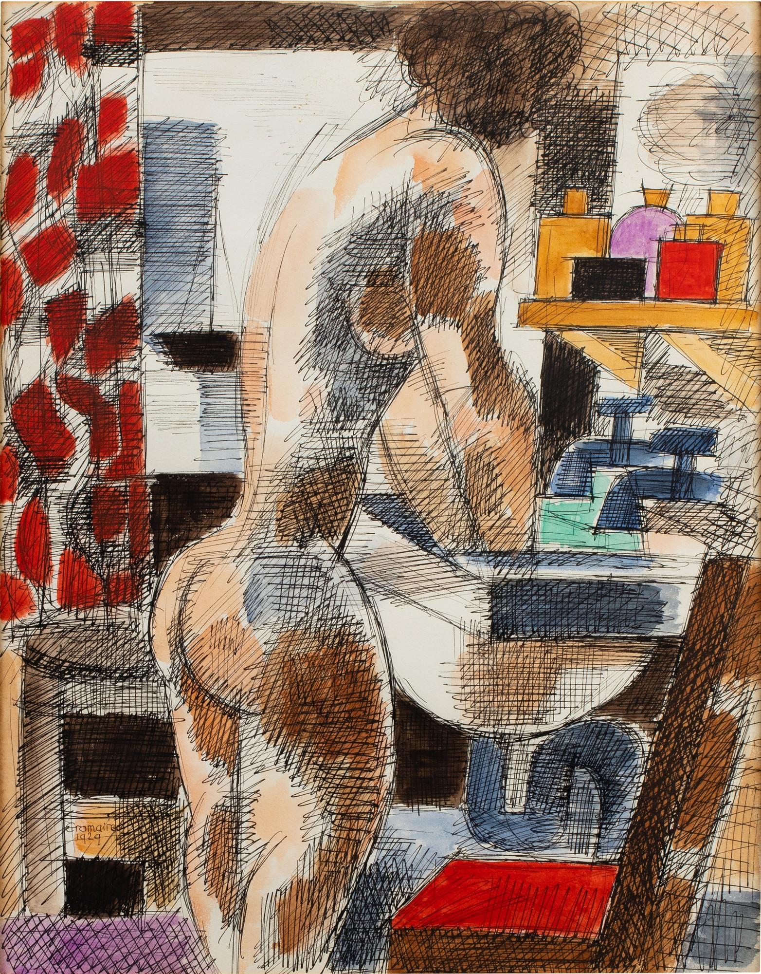 Marcel Gromaire - Femme à la toilette