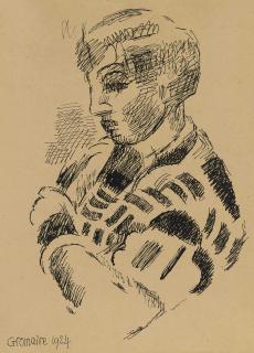 Marcel Gromaire - Figure En Profil