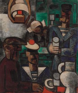 Marcel Gromaire - Le bar des matelots