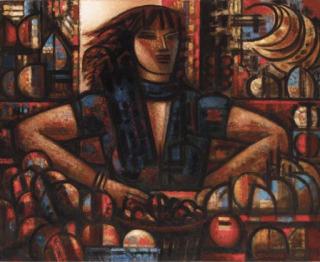 Marcel Gromaire - Marchande des fruits