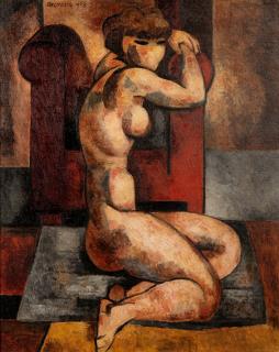 Marcel Gromaire - Nu Accoudé