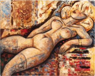 Marcel Gromaire - Nu couché blond