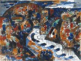 Marcel Gromaire - Rivière Dans Les Rochers