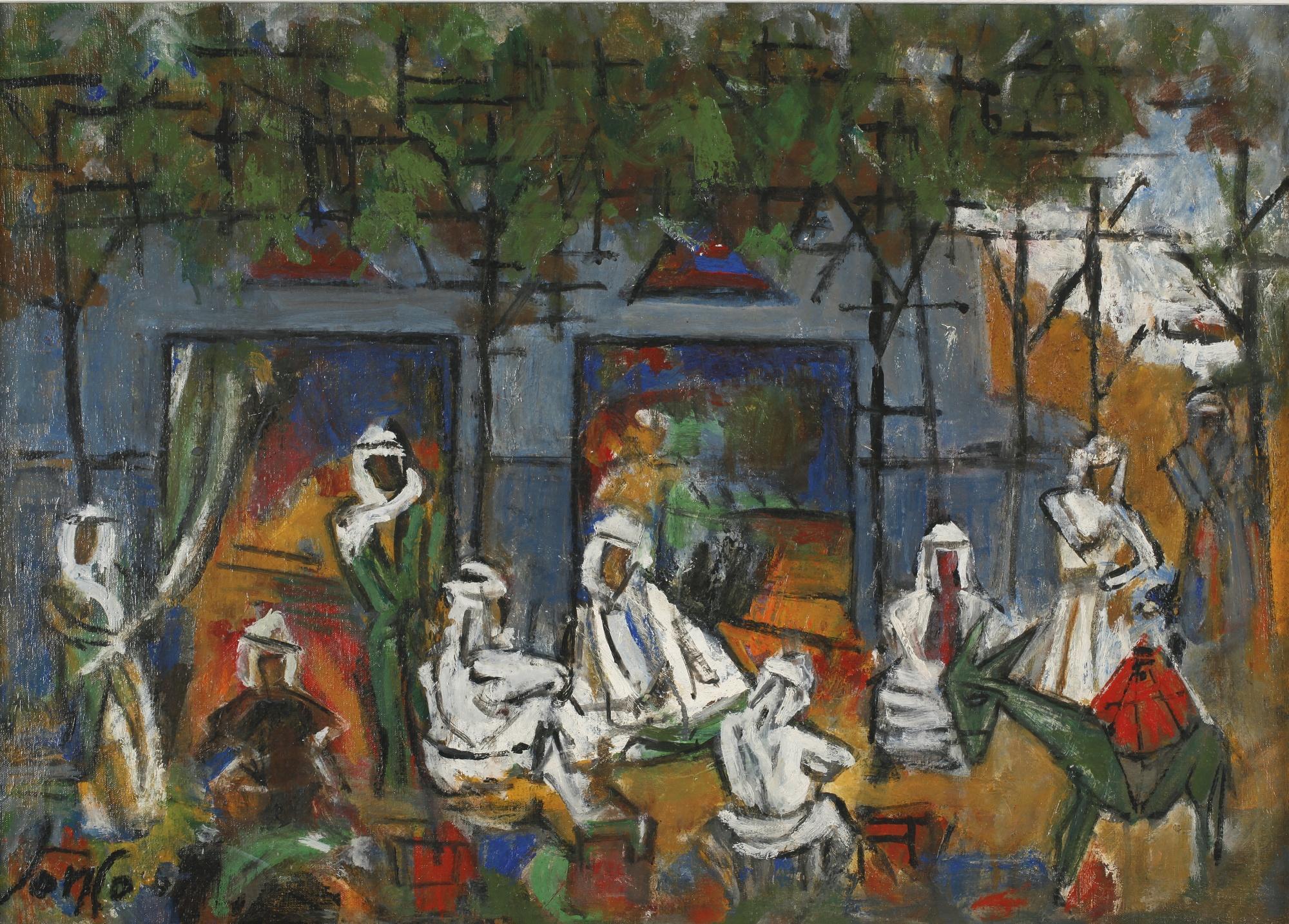 Marcel Janco - Cafe Arabe