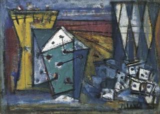 Marcel Janco - Cubes dominos