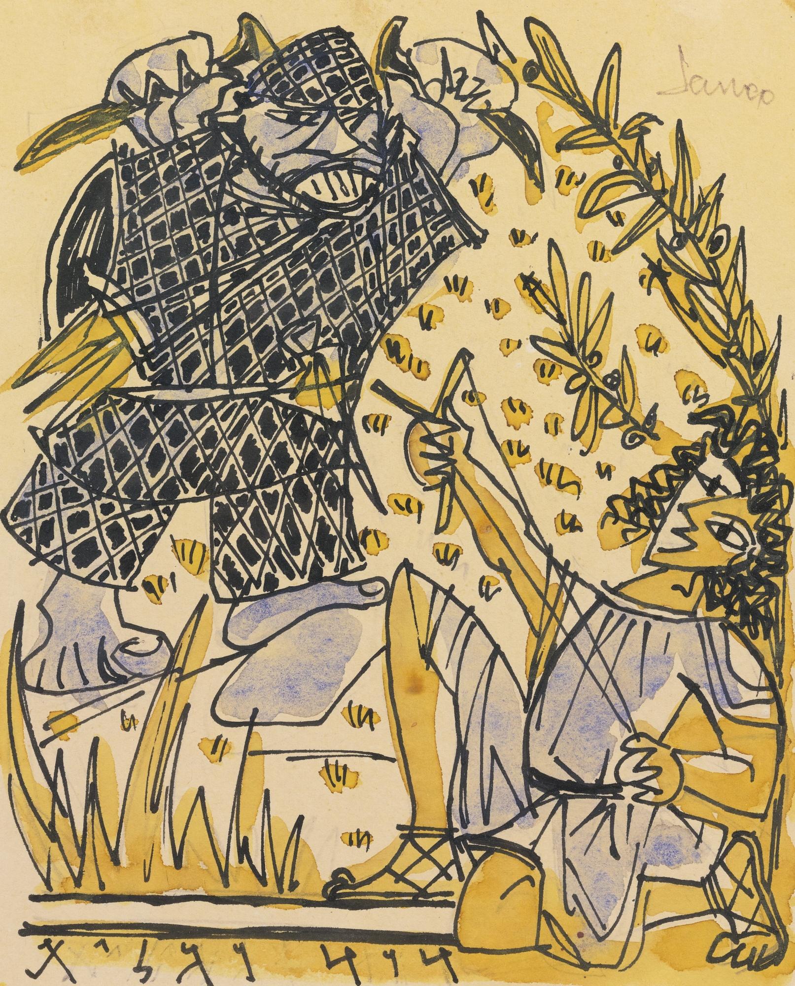 Marcel Janco - David And Goliath