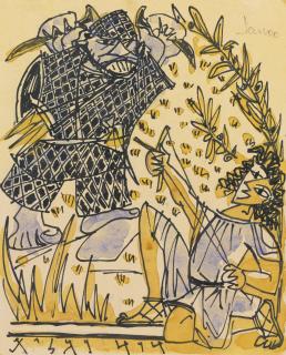 Marcel Janco - David And Goliath