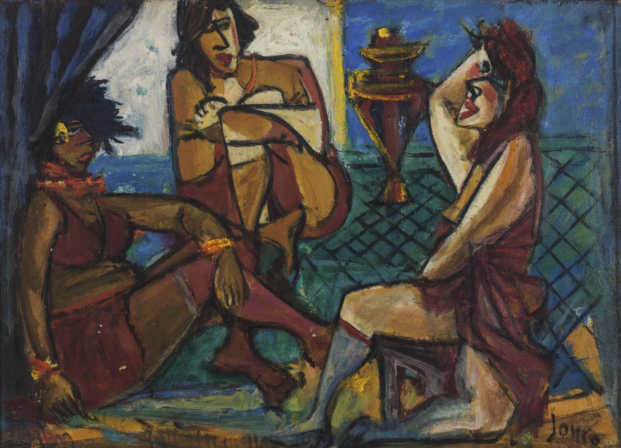 Marcel Janco - Demoiselles Dela Croix (Bucharest)