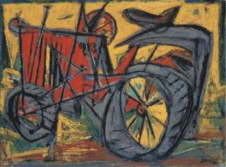 Marcel Janco - The Tractor