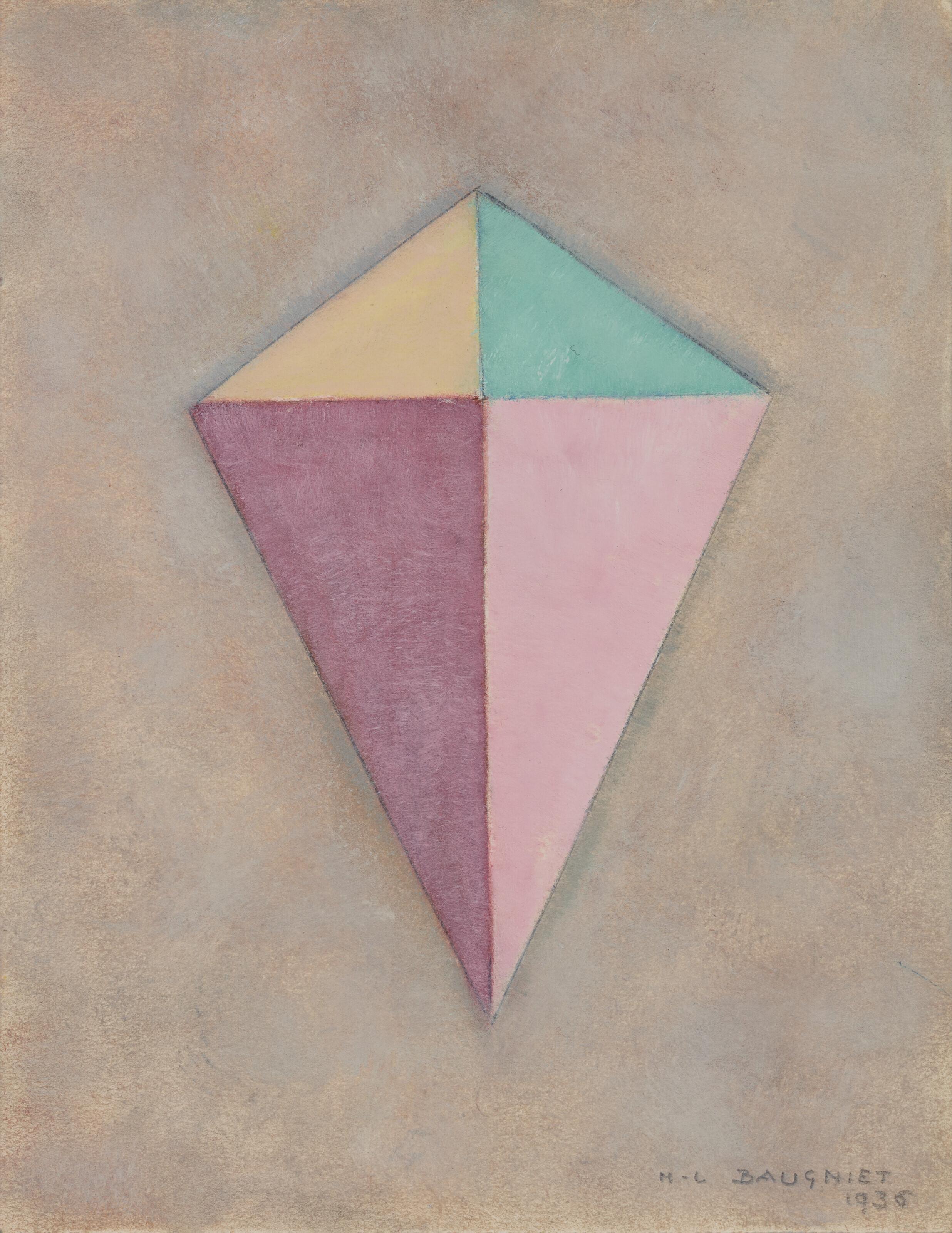 Marcel Louis Baugniet - Trapèze bleujaune