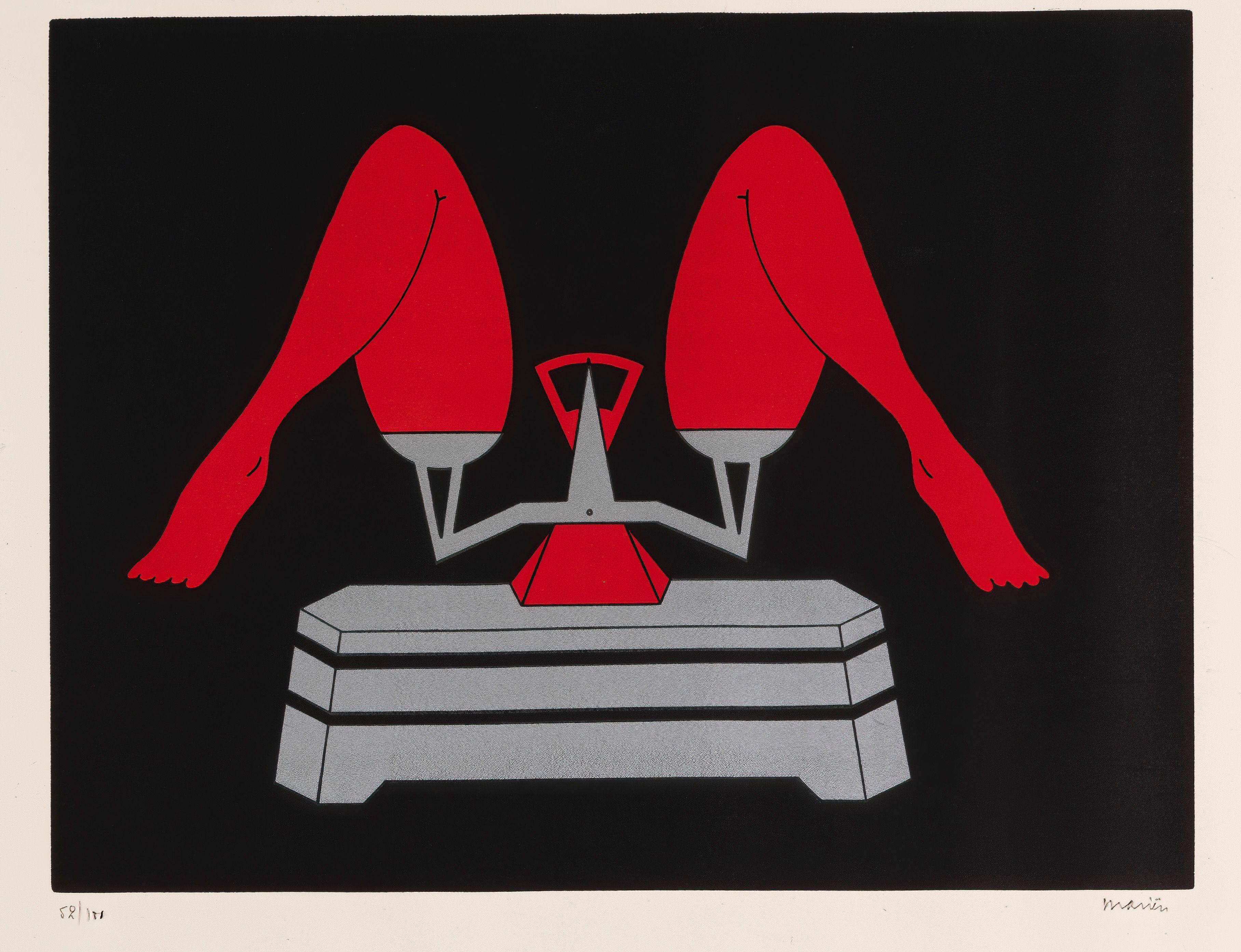 Marcel Mariën - La balance