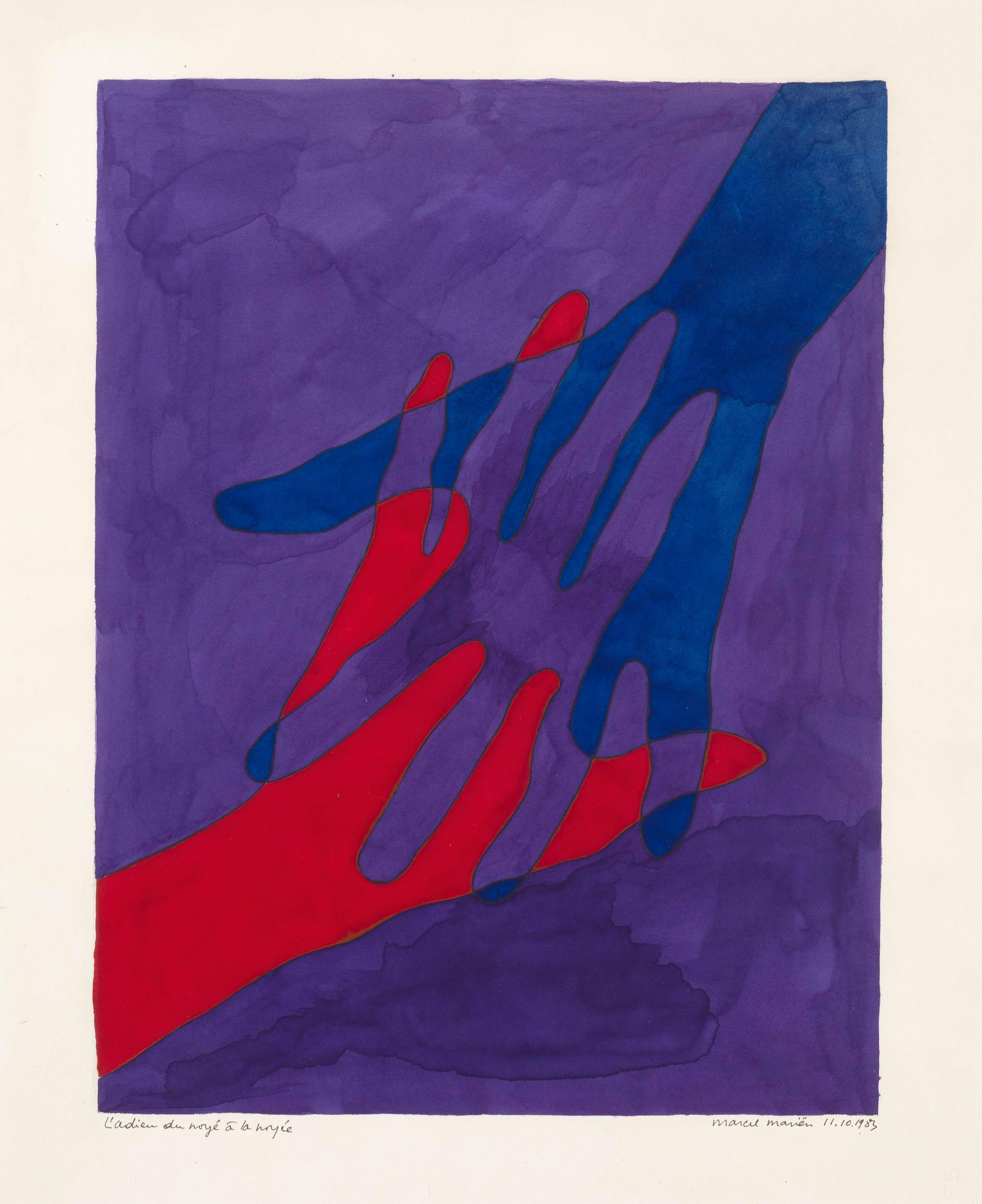 Marcel Mariën - L\'adieu du noyé à la noyée