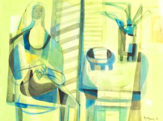 Marcel Mouly - A study in yellow