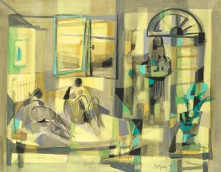 Marcel Mouly - Scène D\'Intérieur