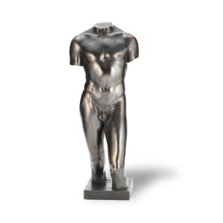 Marcel Renard - A rare \'documentary studio cast\' bronze model of a male torso