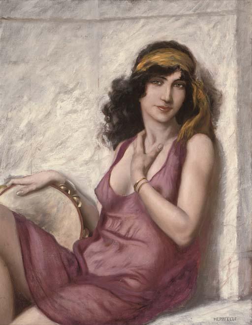 Marcel Renée Herrfeldt - The tambourine girl