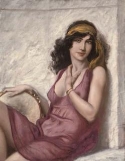 Marcel Renée Herrfeldt - The tambourine girl