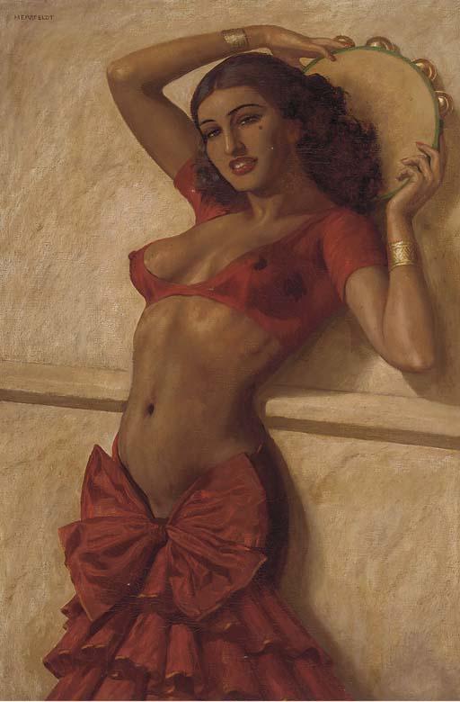 Marcel Renée Herrfeldt - The Tambourine Girl