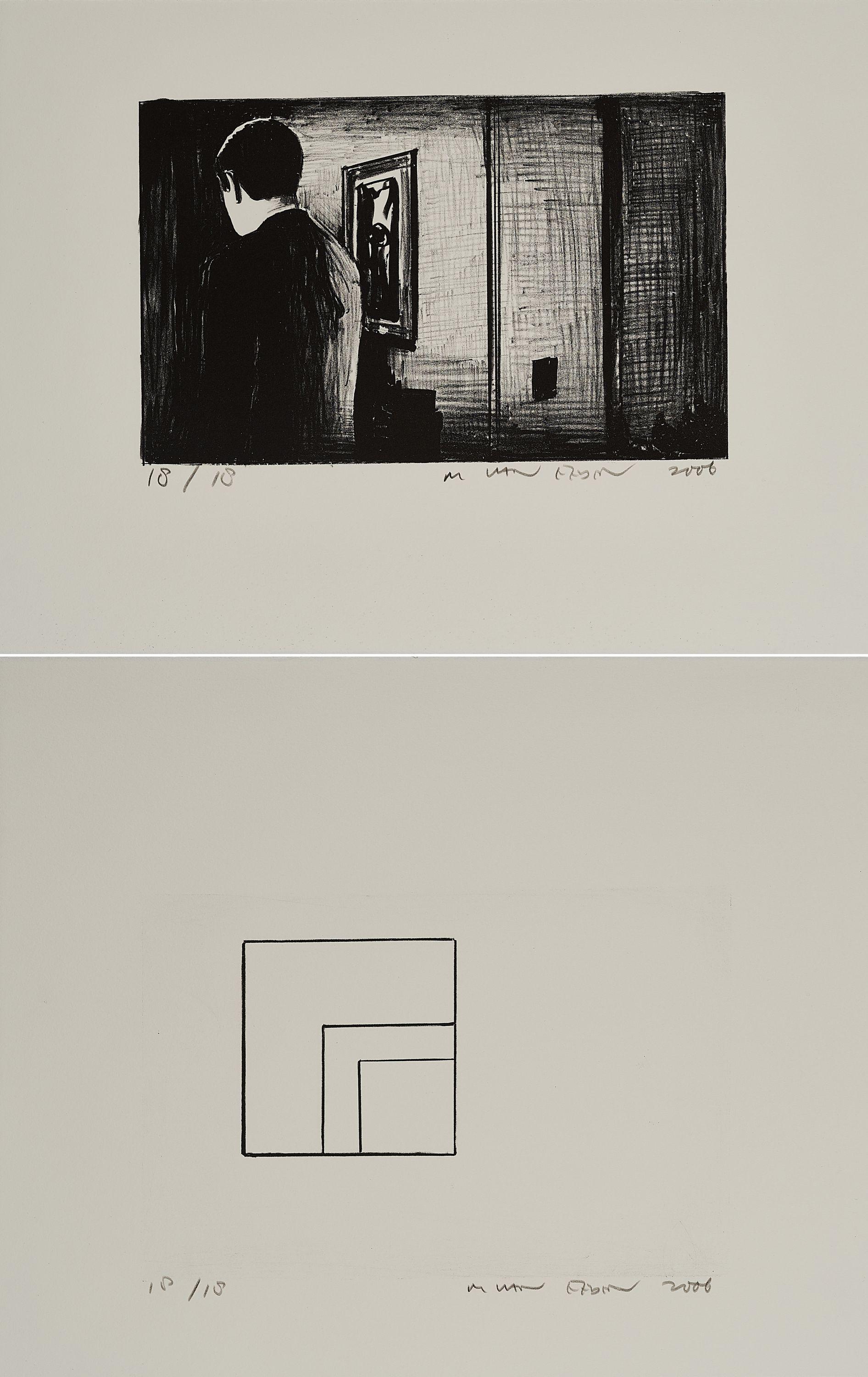 Marcel Van Eeden - Ohne Titel (2-teiliges Konvolut).