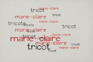 Marcel van Eeden - Ohne Titel (Tricot Marie-Claire)