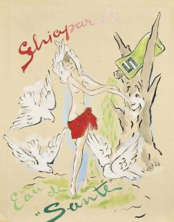 Marcel Vertès - Eau De Santé (Projet D\'Affiche)